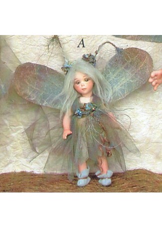 Fée Papillon de Nuit - Poupée Porcelaine Collection