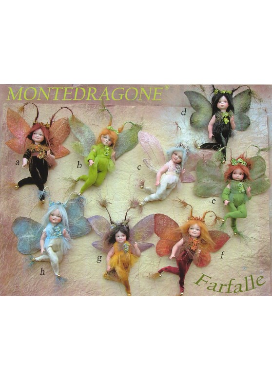 Papillons Poupée Porcelaine Collection, 20 cm