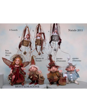 Poupée Porcelaine Fée de Noel