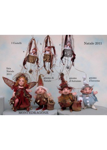 Poupée Porcelaine Fée de Noel