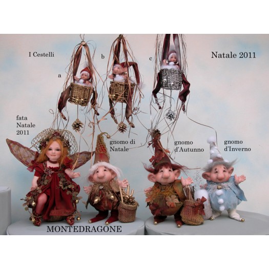 Poupée Porcelaine Fée de Noel