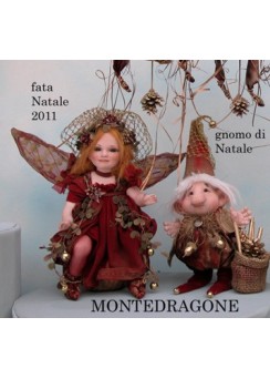 Poupée Porcelaine Fée de Noel