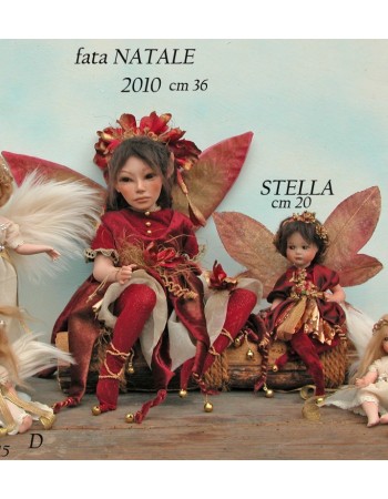 Poupée Fée de Noel  Porcelaine Collection