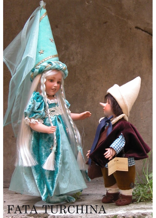 Poupée de conte de fées Pinocchio - Fée bleue