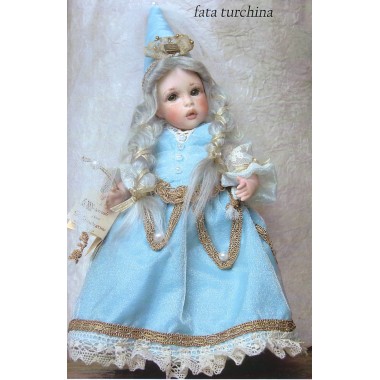 Poupée du conte de fées Pinocchio - Fée Bleue