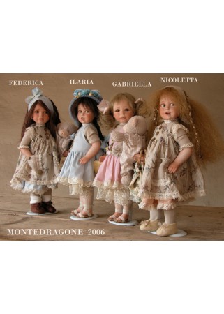 Poupées Porcelaine de Collection, Gabriella et Nicoletta