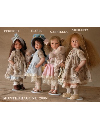 Poupées Porcelaine de Collection, Gabriella et Nicoletta