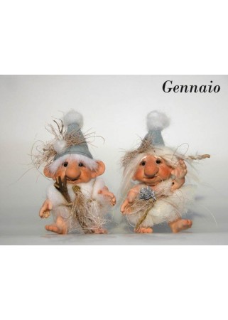 Poupée Porcelaine Elfe, Trugg des mois