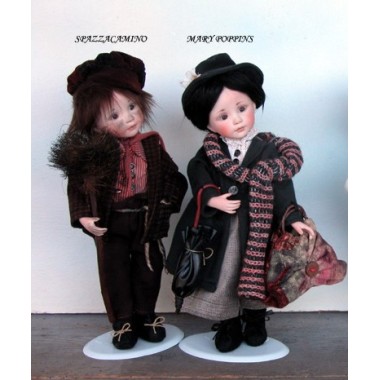 Poupée Porcelaine - les Ramoneurs et Mary Poppins