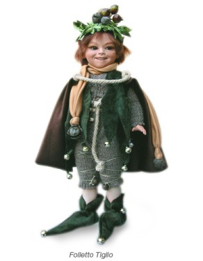 Poupée Porcelaine Elfe, Tiglio