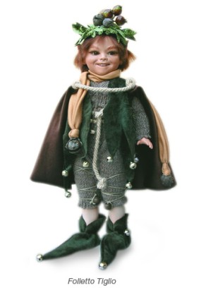 Poupée Porcelaine Elfe, Tiglio