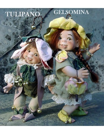 Poupée Elfe Gelsomina, Poupée Porcelaine Collection