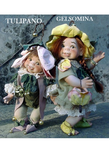 Poupée Elfe Gelsomina, Poupée Porcelaine Collection