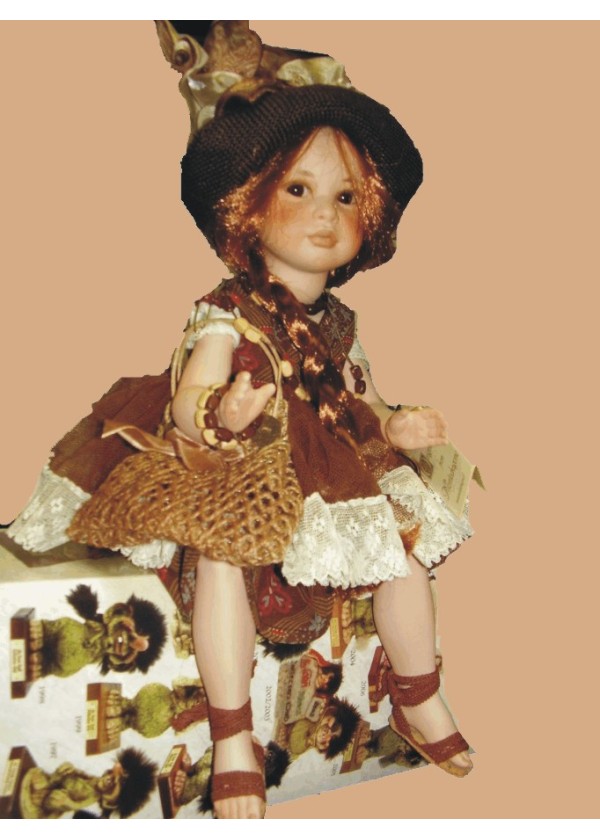 Poupée Porcelaine, Lucille