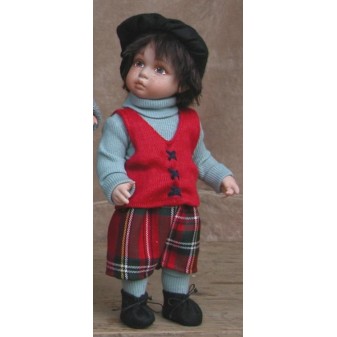 Michelino, Poupée de Collection - Hauteur 28 cm