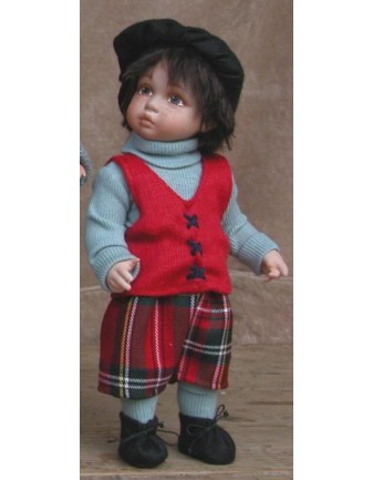 Michelino, Poupée de Collection - Hauteur 28 cm