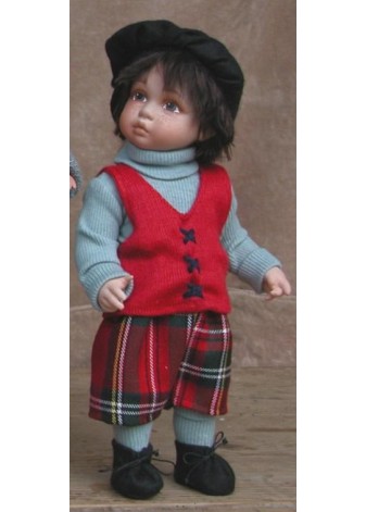 Michelino, Poupée de Collection - Hauteur 28 cm
