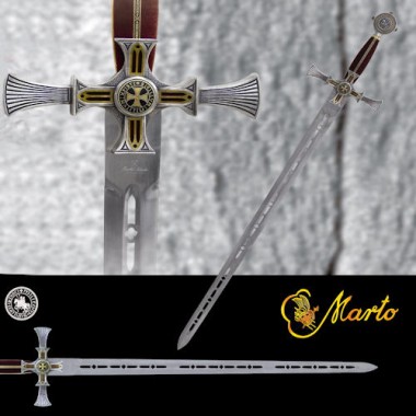 Épée Templière Damascène