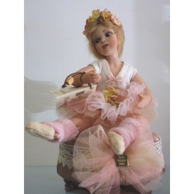 Poupée Porcelaine, Luisa ballerine avec Carillon