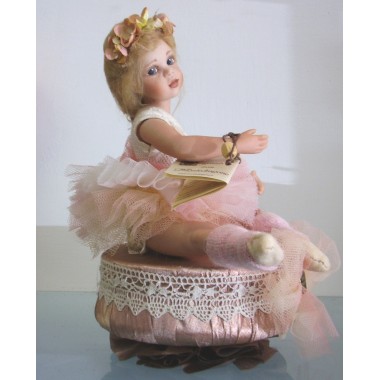 Poupée Porcelaine, Luisa ballerine avec Carillon