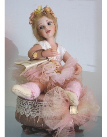Poupée Porcelaine, Luisa ballerine avec Carillon