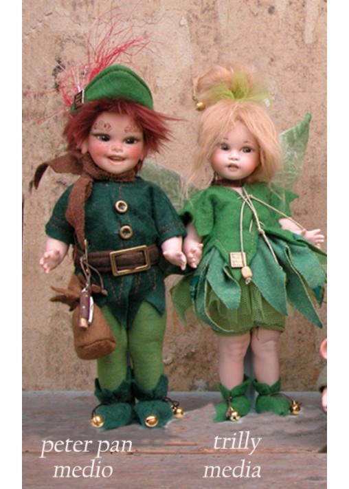 Poupée Porcelaine Peter Pan ou Fée Clochette