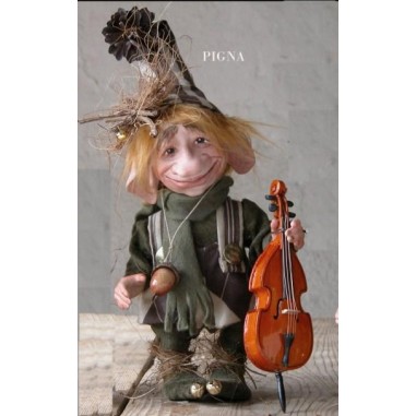 Poupée Elfe Pigne - Poupée Porcelaine Collection - 21/28 cm