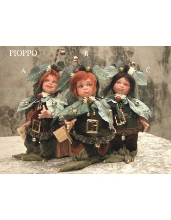 Poupée Elfe Peuplier, Poupée Porcelaine Elfe, 26 cm