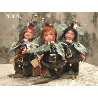 Poupée Elfe Peuplier, Poupée Porcelaine Elfe, 26 cm