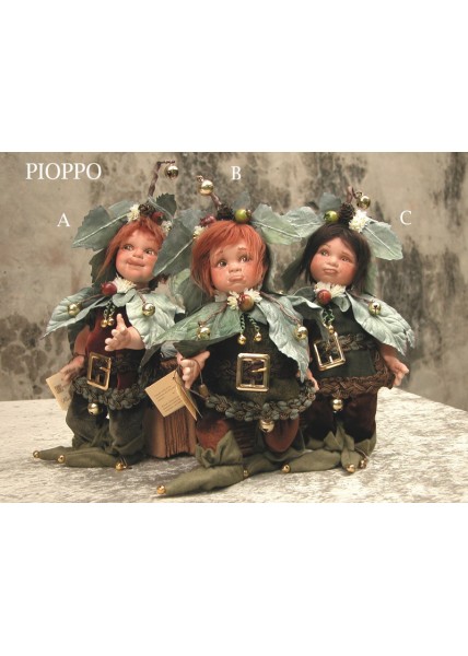 Poupée Elfe Peuplier, Poupée Porcelaine Elfe, 26 cm
