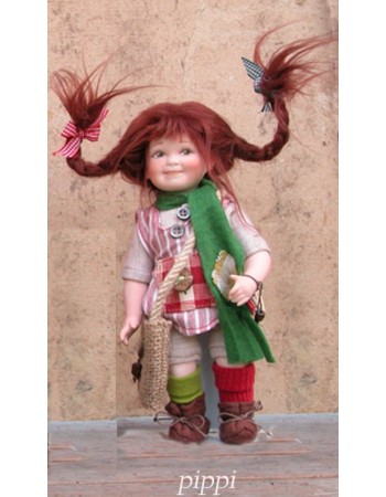 Poupée Porcelaine Fifi Brindacier