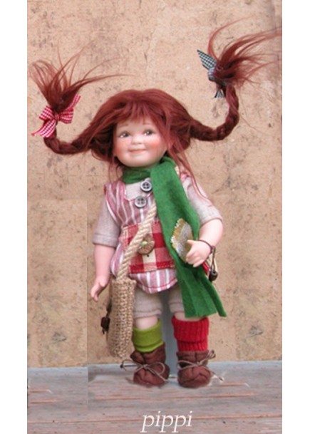 Poupée Porcelaine Fifi Brindacier
