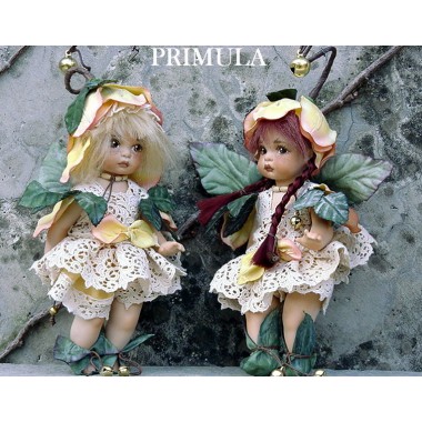 Fée Primrose, Poupée fée en porcelaine de 18 cm