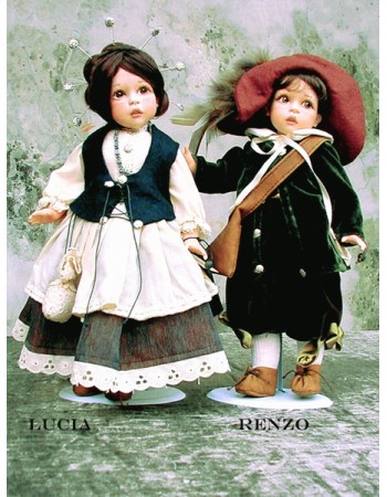 Poupées de Collection Renzo et Lucia