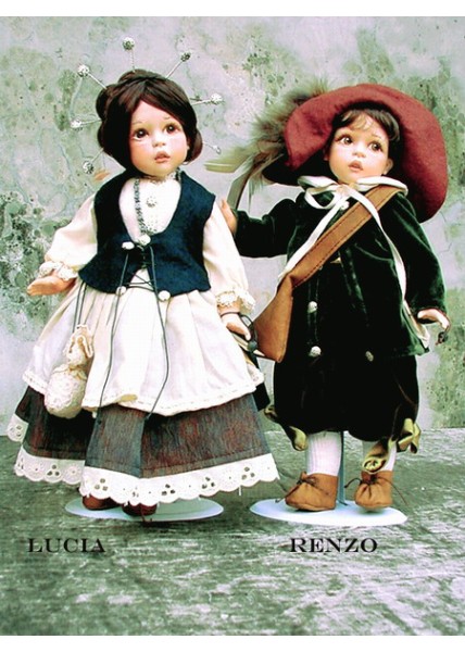 Poupées de Collection Renzo et Lucia