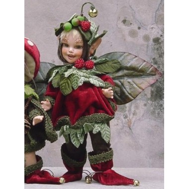 Poupée Elfe Groseille, Poupée Porcelaine Collection, 24 cm