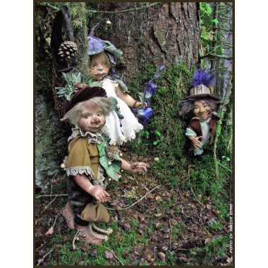 Poupée Porcelaine Elfe, Tarassaco