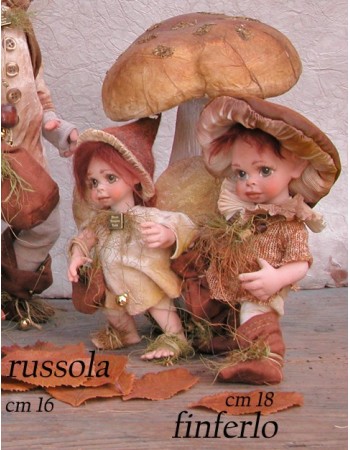 Poupée Elfe Russola, Poupée Porcelaine Collection, 16 cm