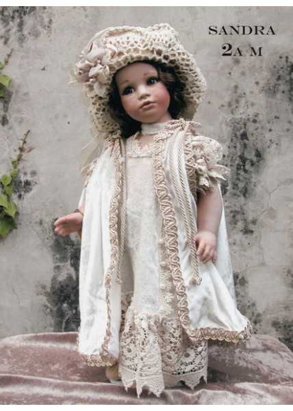Poupée Porcelaine - Poupée Sandra Crème