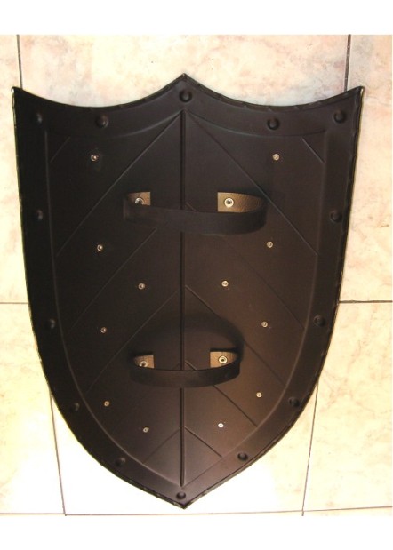 Bouclier médiéval avec trois points