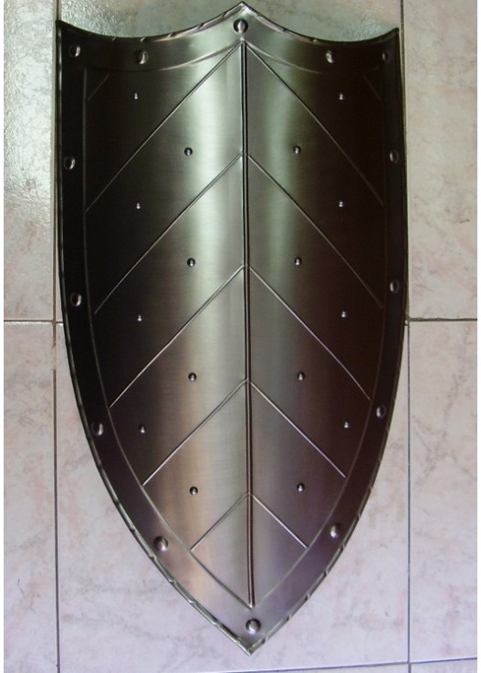 Bouclier médiéval avec trois points