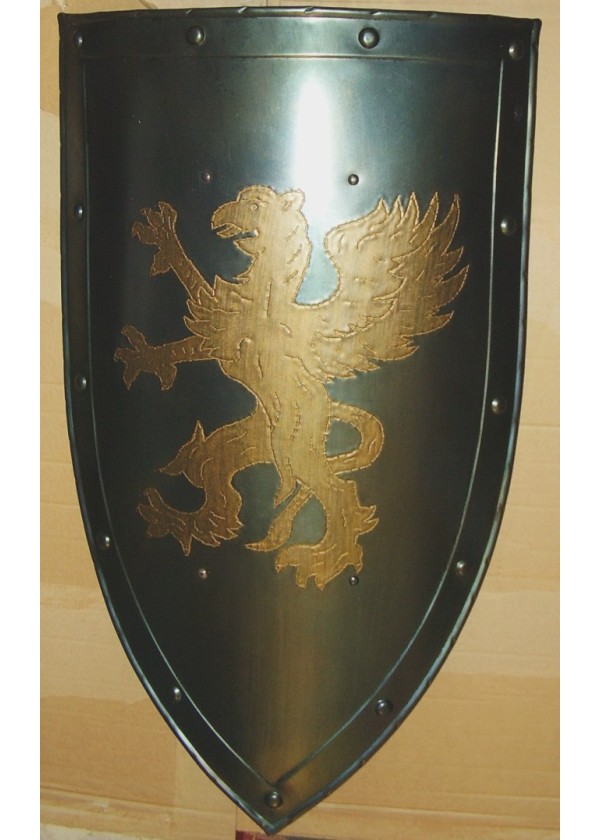 Bouclier médiévale avec griffon