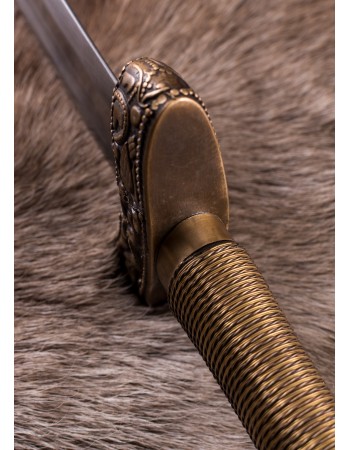 Épée viking de Dybäck avec fourreau - lame trempée