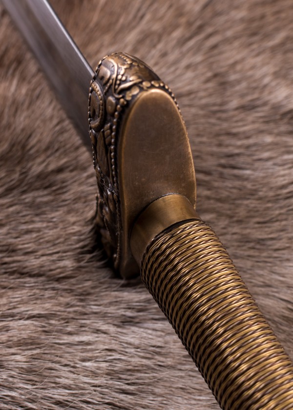 Épée viking de Dybäck avec fourreau - lame trempée
