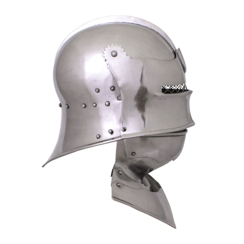 Sallet gothique avec masque