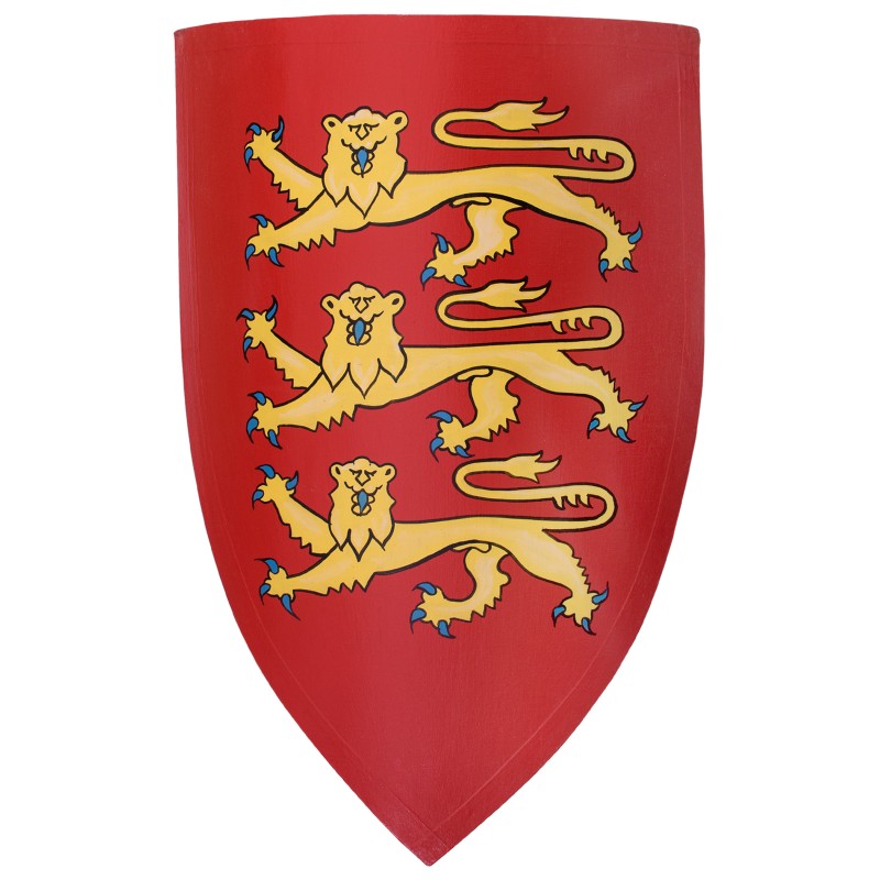 Bouclier du roi Edouard Ier - Bouclier en bois, peint