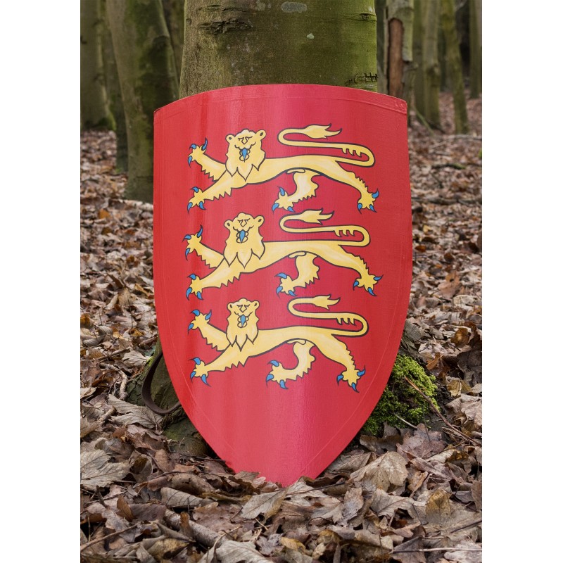 Bouclier du roi Edouard Ier - Bouclier en bois, peint