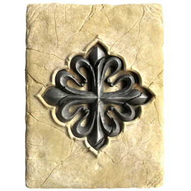 Empreinte historique de la croix de Calatrava  20 x 15 cm