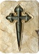 Empreinte historique de la Croix de Saint-Jacques-de-Compostelle 20 x 15 cm