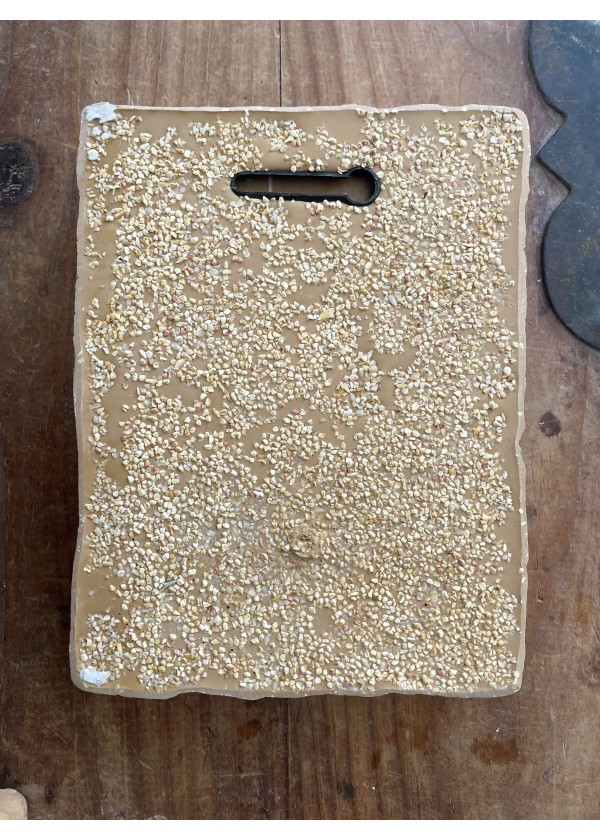  Tuile avec portail templier 20 x 15 cm